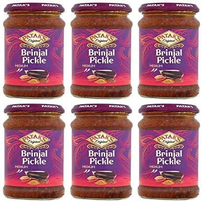 (6 PACK) - Pataks - Brinjal Pickle | 312g | 6 PACK BUNDLE
