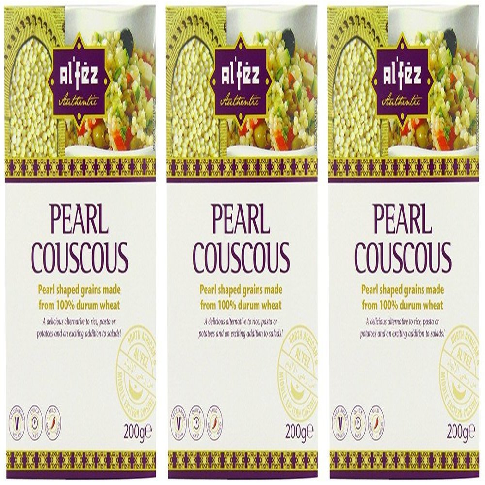(3 Pack) - Al Fez - Pearl Couscous | 200g | 3 Pack Bundle