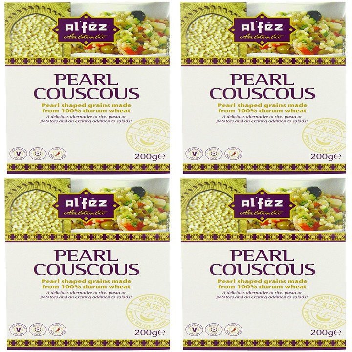 (4 Pack) - Al Fez - Pearl Couscous | 200g | 4 Pack Bundle