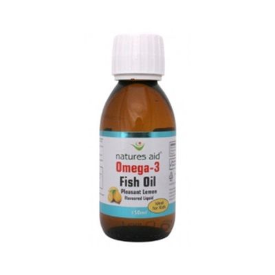 Natures Aid (12 Pack) Junior Fish Oil Lemon | 150ml | 12 Pack Bundle