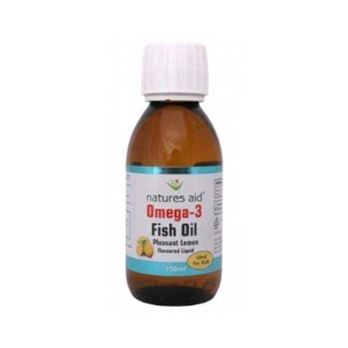 Natures Aid (12 Pack) Junior Fish Oil Lemon | 150ml | 12 Pack Bundle