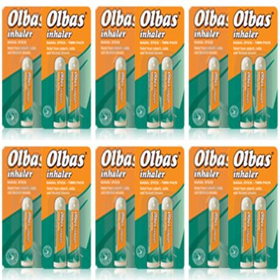 (6 Pack) - Olbas - Olbas Inhaler Twin Pack | 2 x 695pack | 6 Pack Bundle