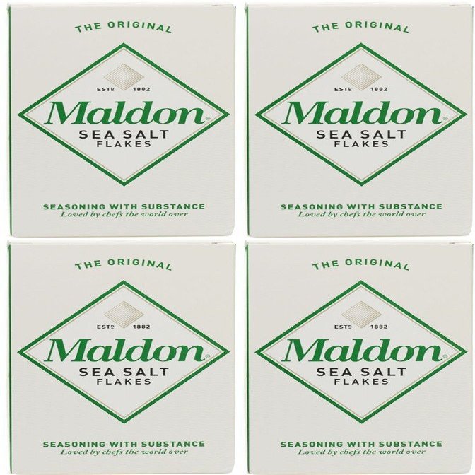 (4 Pack) - Maldon Salt - Sea Salt MAL-MAL125 | 125g | 4 Pack Bundle