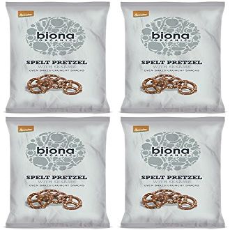 (4 Pack) - Biona - Spelt Pretzels with Sesame | 125g | 4 Pack Bundle