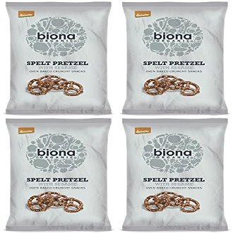 (4 Pack) - Biona - Spelt Pretzels with Sesame | 125g | 4 Pack Bundle