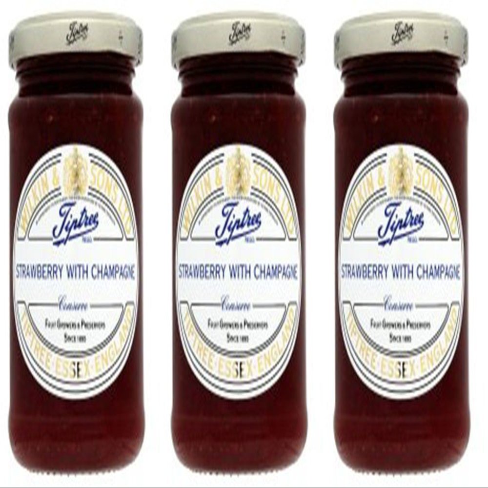 (3 Pack) - Tiptree - Strawberry with Champagne | 340g | 3 Pack Bundle