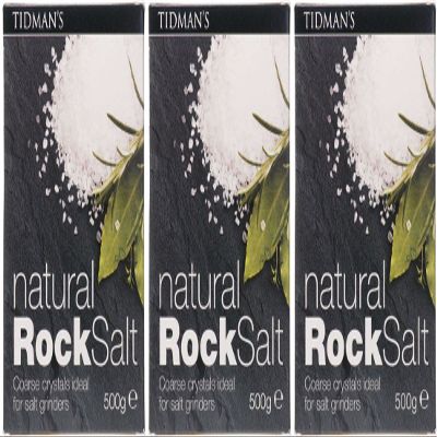 (3 Pack) - Tidmans - Rock Salt | 500g | 3 Pack Bundle