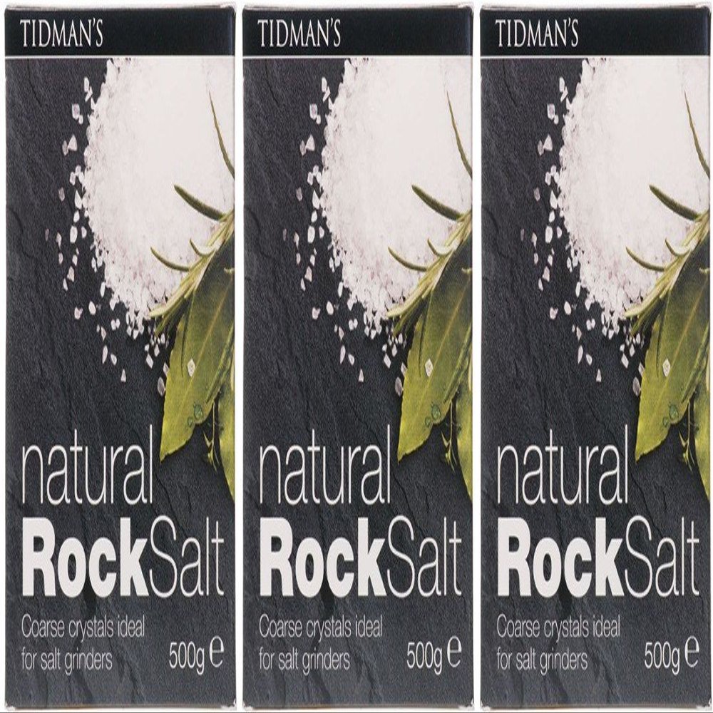 (3 Pack) - Tidmans - Rock Salt | 500g | 3 Pack Bundle