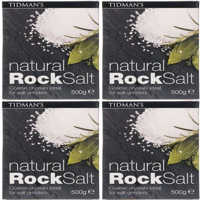 (4 Pack) - Tidmans - Rock Salt | 500g | 4 Pack Bundle
