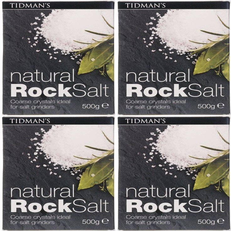 (4 Pack) - Tidmans - Rock Salt | 500g | 4 Pack Bundle