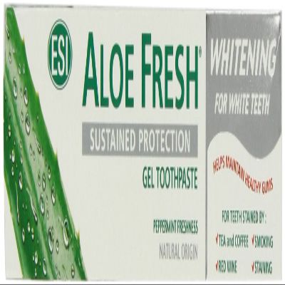 (12 Pack) - ESI - Aloe Fresh Whitening Toothpast | 100ml | 12 Pack Bundle