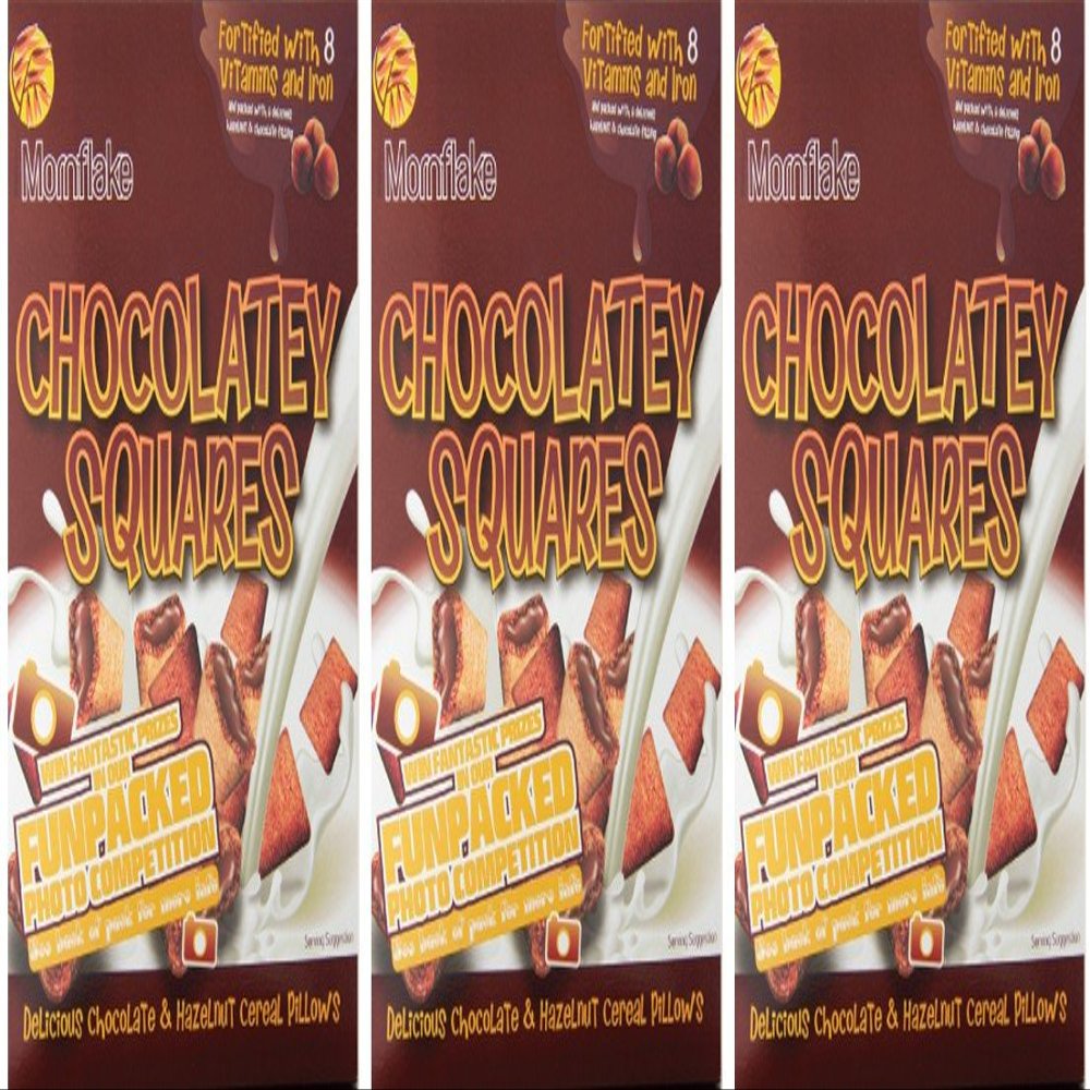 (3 Pack) - Mornflake - Chocolatey Squares | 375g | 3 Pack Bundle