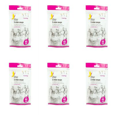 (6 Pack) - Itsu - Miso Soup Pouch Original | 75g | 6 Pack Bundle