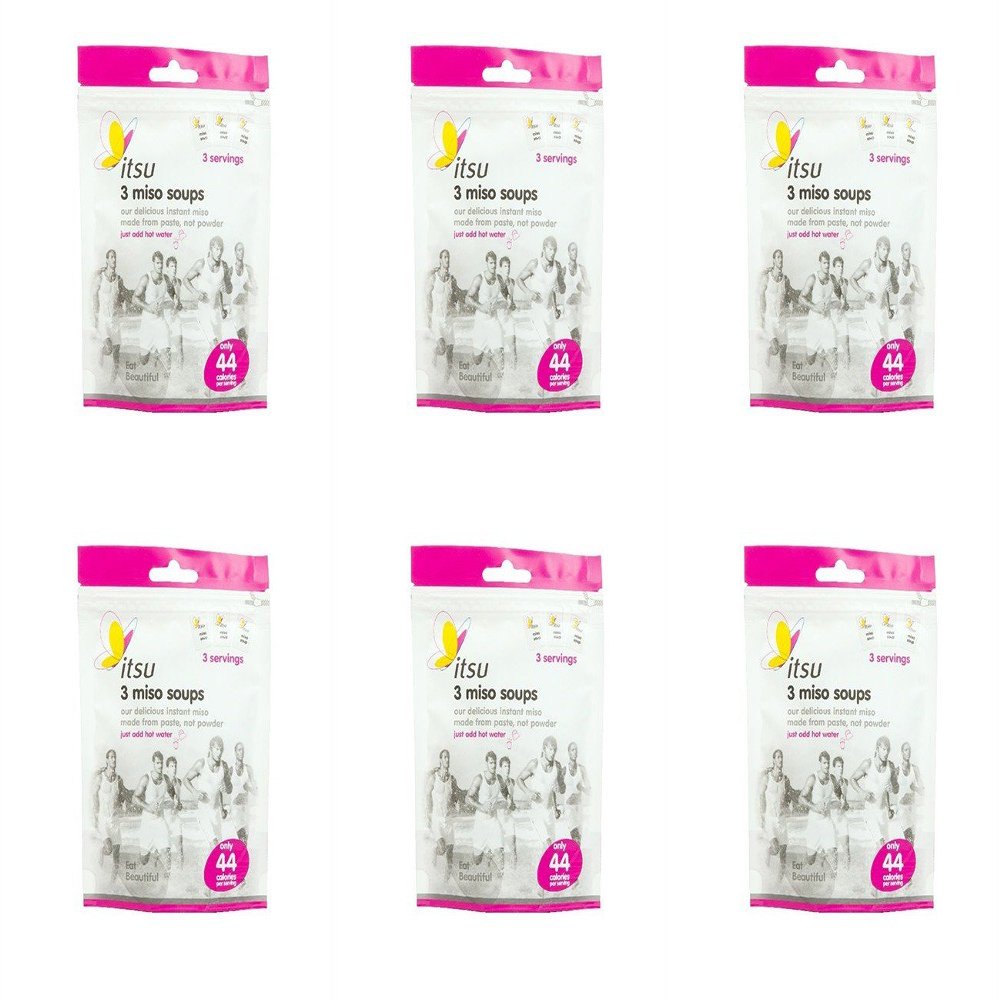 (6 Pack) - Itsu - Miso Soup Pouch Original | 75g | 6 Pack Bundle
