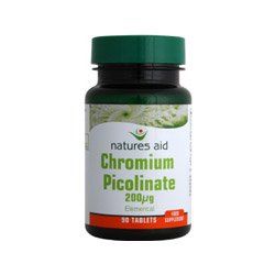 (12 Pack) - Natures Aid - Chromium Picolinate 200ug | 90's | 12 Pack Bundle