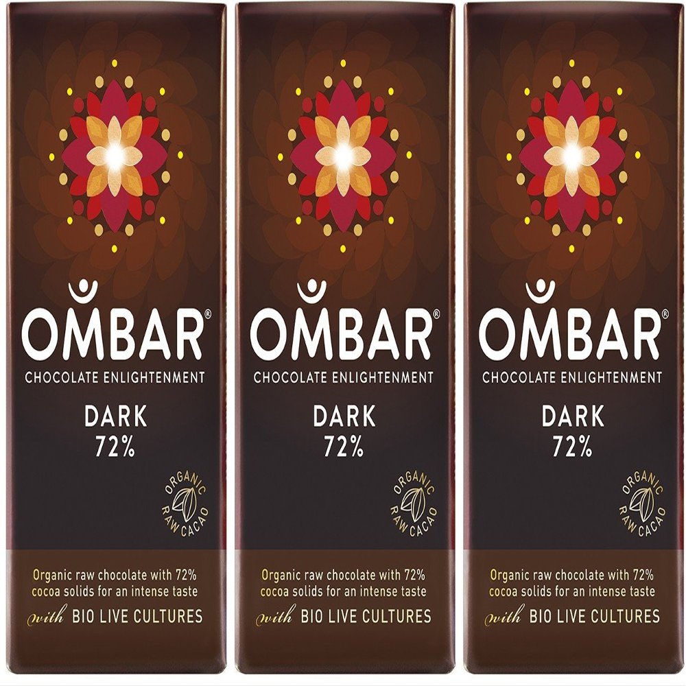 (3 Pack) - Ombar - Dark 72% Bar | 35g | 3 Pack Bundle