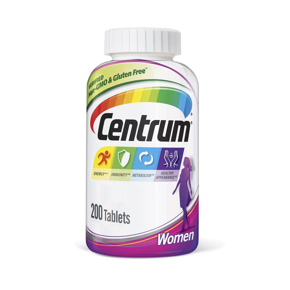 Centrum Women Multivitamin / Multimineral Supplement Tablet, Vitamin D3 (200 Count) (Package May Vary)