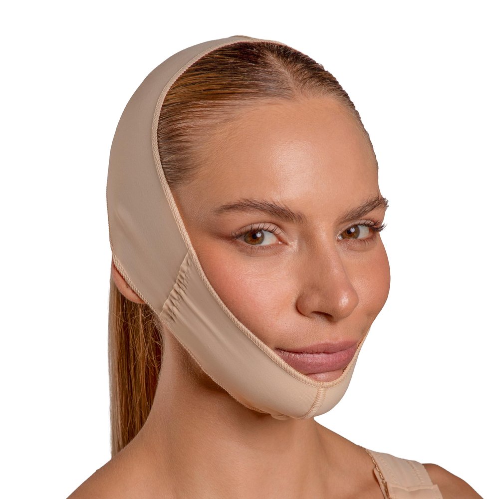 Isavela Unisex Chin Strap (CH02) (MD, Beige)