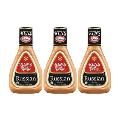 Ken's Steak House Russian Dressing (16 Ounce, Pack of 3)