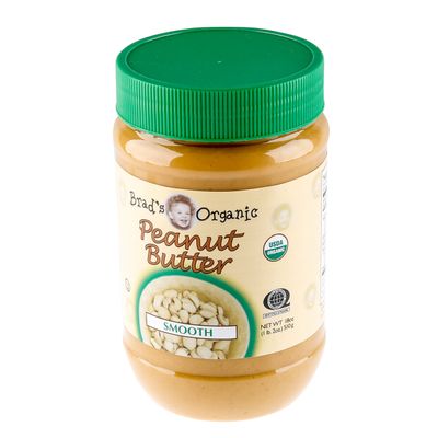 Brad's Organic Peanut Butter - Smooth, 18 Ounce