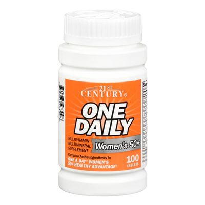 21st Century One Daily Women's 50+ 100 Tabs
