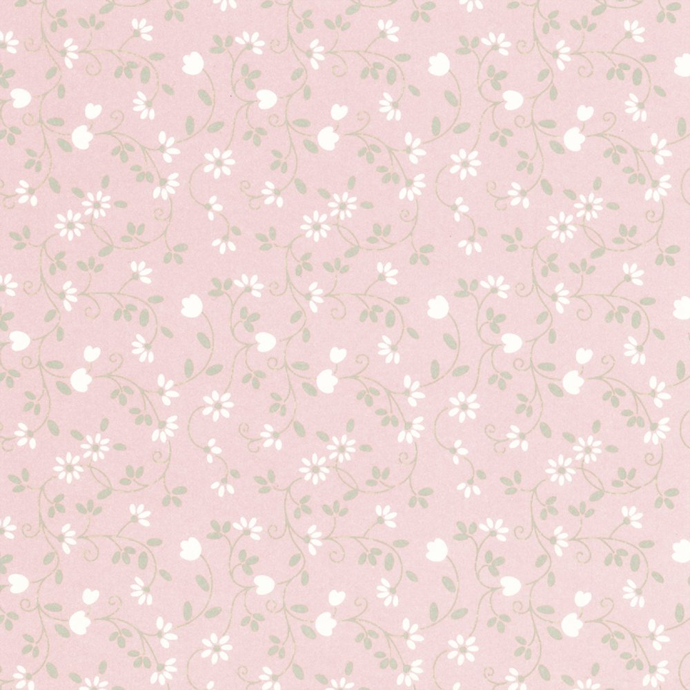 (Sasagawa) Taka Corporation 49-1530 Wrapping Paper, Floral Pattern, Flower Hill, Half Size, 50 Sheets