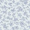 (Sasagawa) Takajirushi Wrapping Paper, 49-1500, Floral Pattern, Blue Flowers, Half Size, 50 Sheets view 1