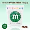 M&MS Dark Green Milk Chocolate Candy Bulk, 2lbs of M&M'S in Resealable Pack for Candy Bars, Holiday Parties, Graduations, Christmas, Dessert Tables & DIY Party Favors view 4