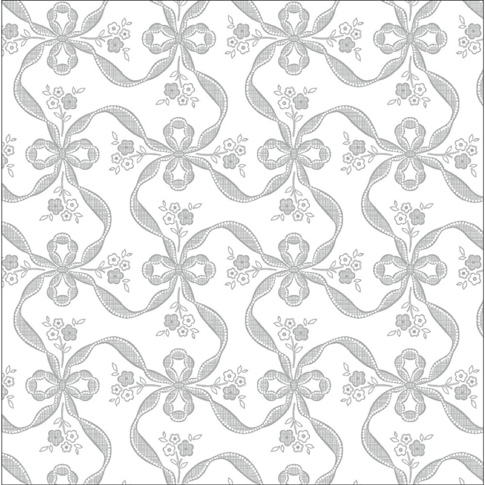 (Sasagawa) Taka Corporation 49-1805 Wrapping Paper, Buddhist Pattern, Flar Ribbon, Silver, Semi-Year Old, 50 Sheets