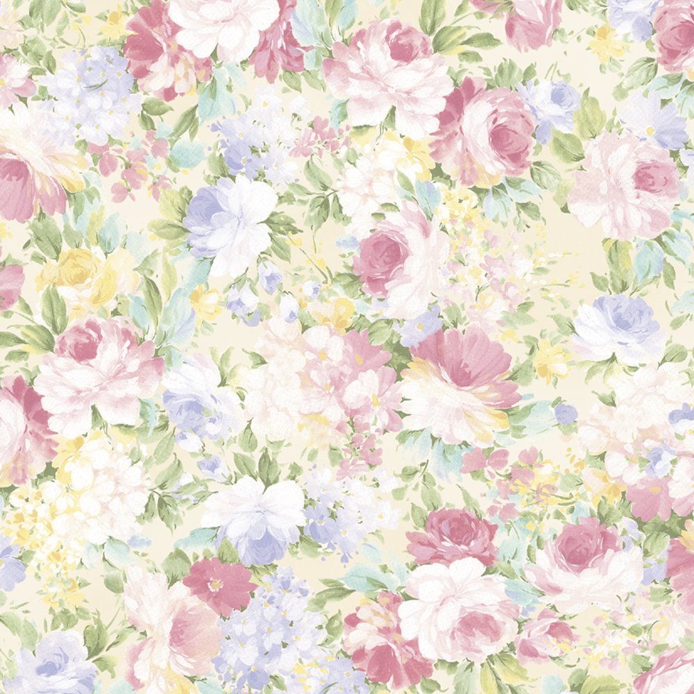 (Sasagawa) Takajirushi 49-1507 Wrapping Paper, Floral Pattern, Paradise, Half Size, 50 Sheets