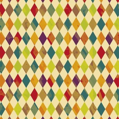 (Sasagawa) Taka Corporation 49-1419 Wrapping Paper, Fancy Retro Diamond, Half Size, 50 Sheets