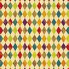 (Sasagawa) Taka Corporation 49-1419 Wrapping Paper, Fancy Retro Diamond, Half Size, 50 Sheets view 1