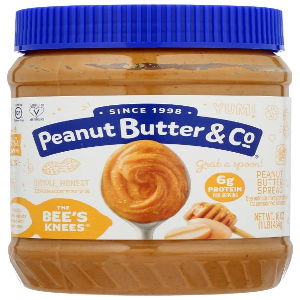 The Bee's Knees Peanut Butter 2 Pack of 16 oz Jar