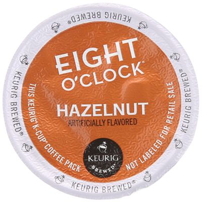 Eight O'Clock Coffee Beans, Hazelnut, 24 Count
