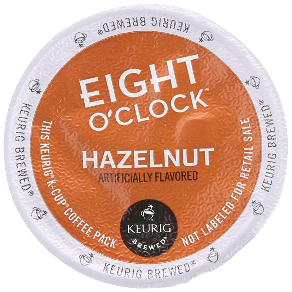 Eight O'Clock Coffee Beans, Hazelnut, 24 Count