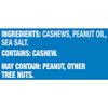 PLANTERS Lightly Salted Cashew Halves & Pieces, 14 oz Canister - Cashews Roasted in Peanut Oil - Seasoned with Sea Salt - Snacks for Adults - Resealable Lid for Long-Lasting Freshness - Kosher view 3