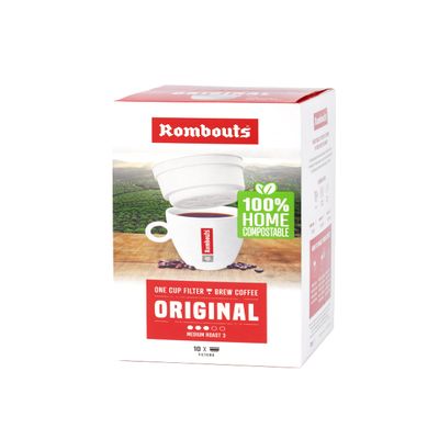 Rombouts Original Blend One Cup Filters 10 per pack - Pack of 6