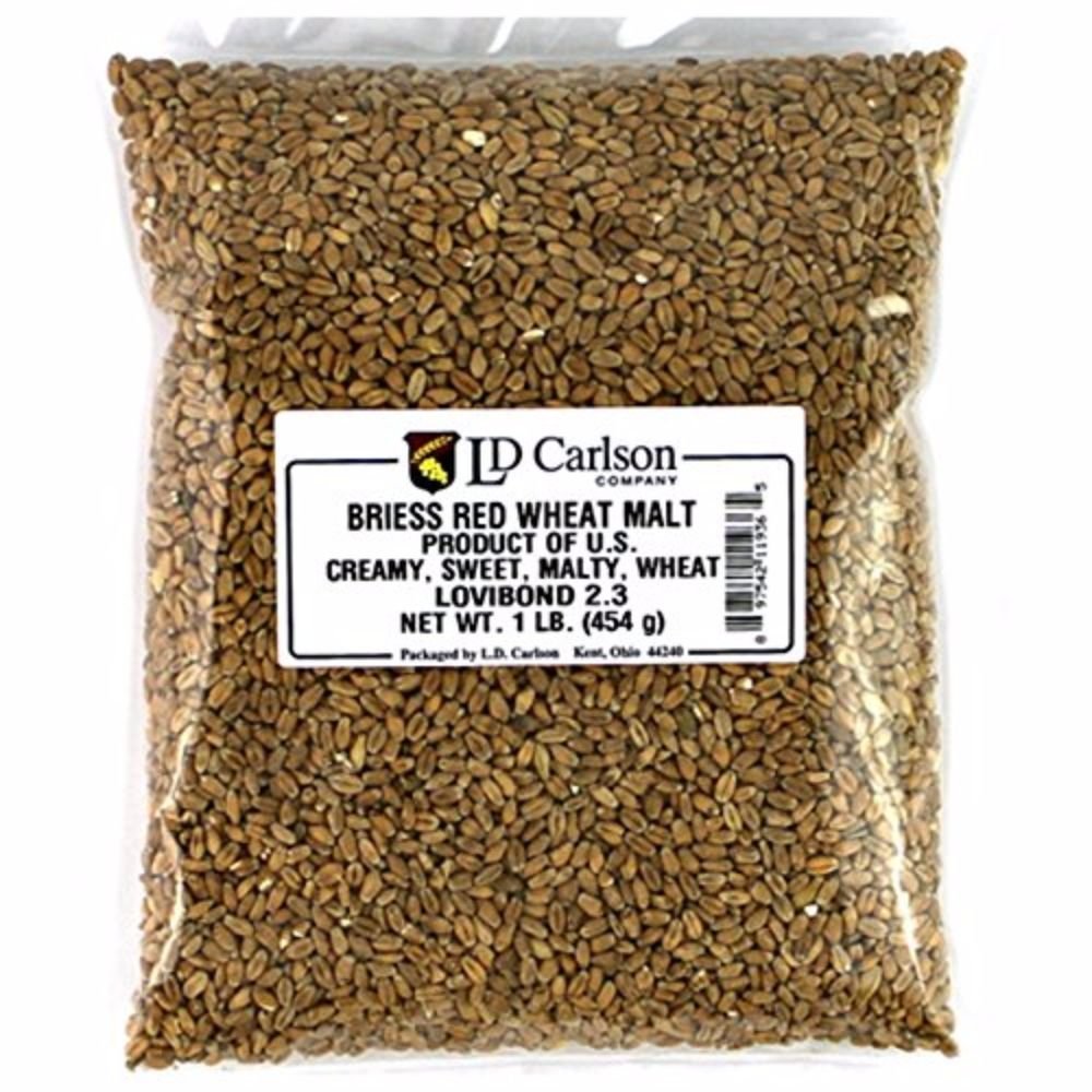 Briess Grain U.S. Brewers Malt for Beer Making & Home Brewing 1 LB (Red Wheat)