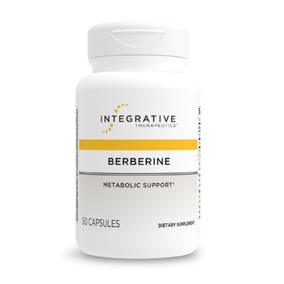Integrative Therapeutics Berberine - Supports Metabolic Health & Cellular Energy Metabolism - Practitioner-Trusted Quality - Dairy-Free & Gluten-Free - 60 Capsules (60 Servings)