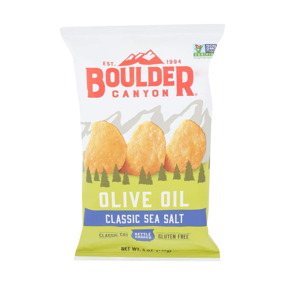 Boulder Canyon Chips Kettle Olive Oil Natural, 5 oz