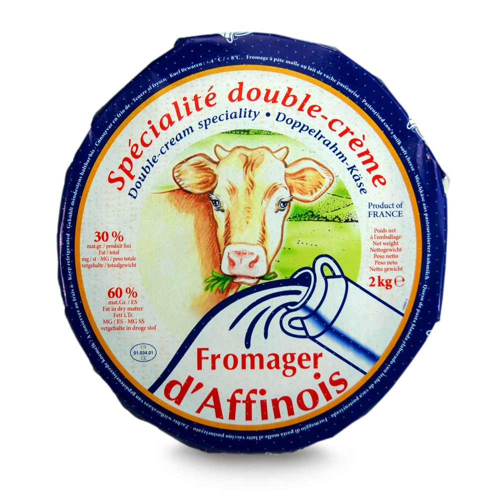 DAFFINOIS Cheese, Wheel Fromager, 4.40 Pound (Pack of 2)