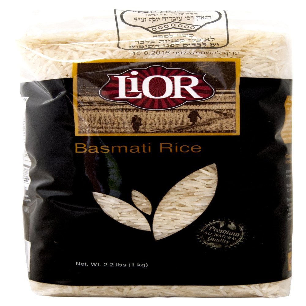 Lior All Natural Basmati Rice, 35.3 Ounce (Pack of 12)