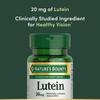 Nature's Bounty Lutein Pills, Eye Health Supplements and Vitamins, Support Vision Health, 20 mg, 40 Softgels view 3