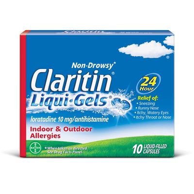 Claritin Allergy Liqui-Gels, 10 mg, 10 Count