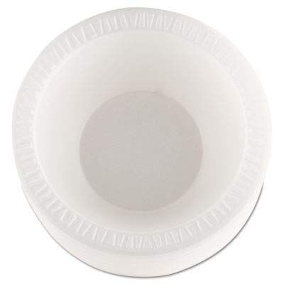 (6 Pack Value Bundle) DCC12BWWCR Concorde Foam Bowl, 10-12 oz, White