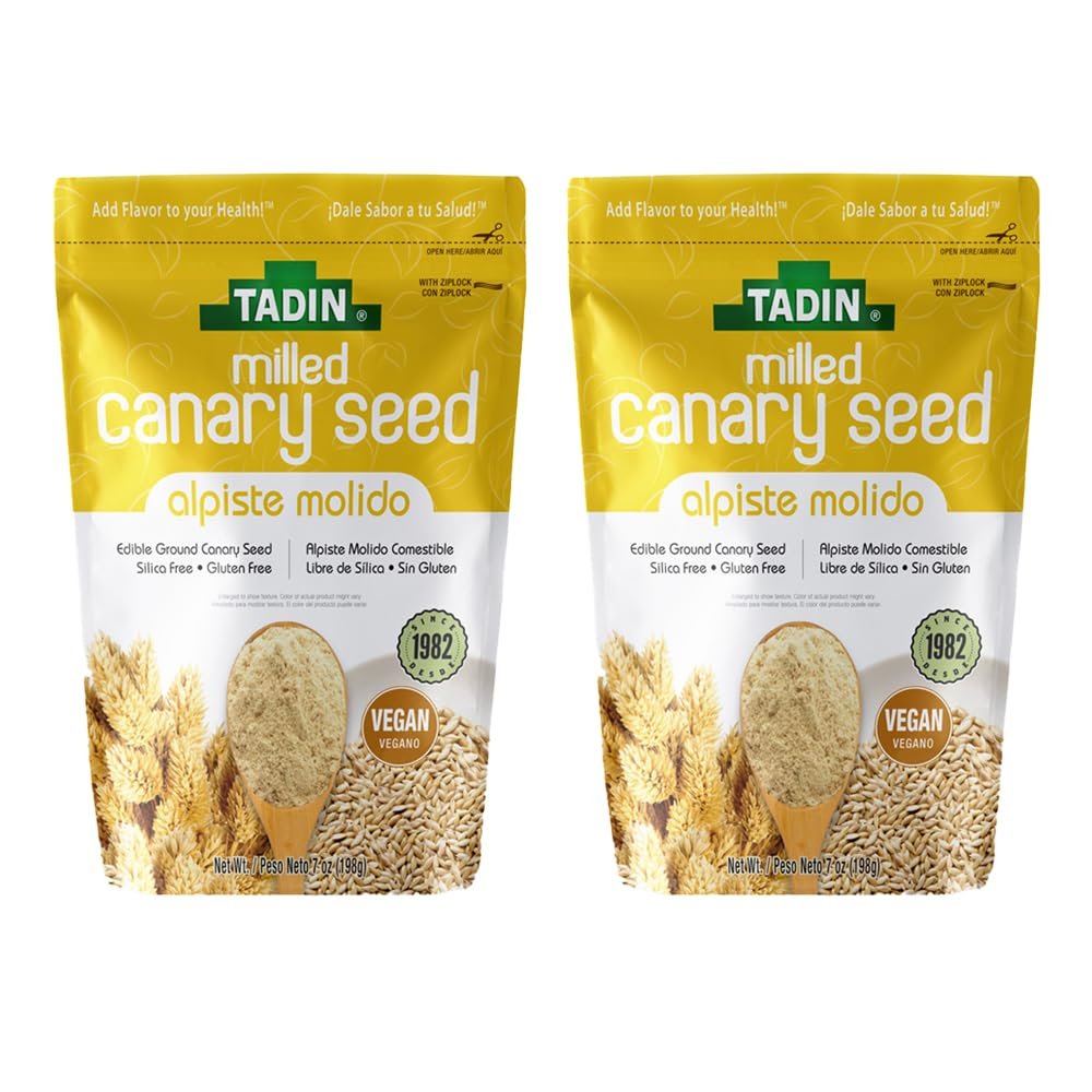 Ground Canary Seed 100% Natural Dietary Supplement for Human Consumption (2 P... by Tadin