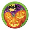 Club Pack of 96 Pumpkin Shine Disposable Paper Party Dinner Plates 9" view 1