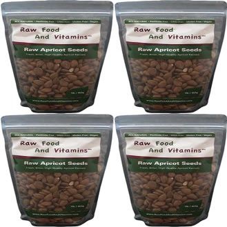 Apricot Seeds (Raw Bitter) - Four - 1lb Bags