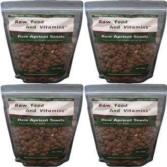 Apricot Seeds (Raw Bitter) - Four - 1lb Bags