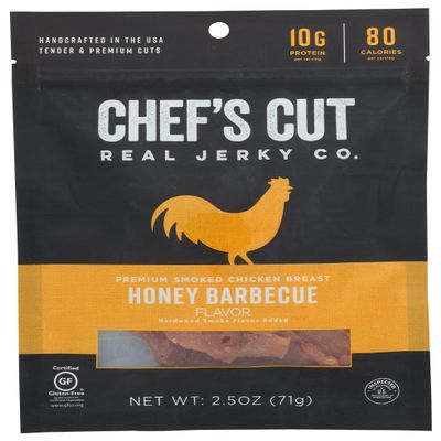 Chef's Cut Tender Real Chicken Jerky | Honey Barbecue | 2.5 oz
